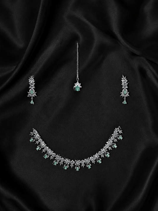 American Diamond Necklace Set