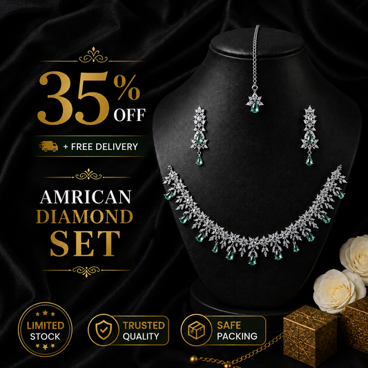 Amrican Diamond Neckless Set