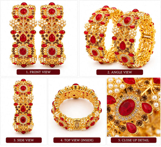 Premium Gold Bangles set
